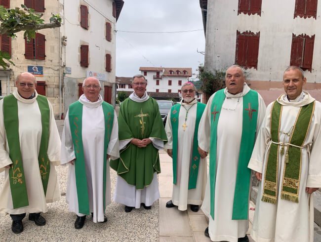 Messe de départ de notre cher curé Dominique 
