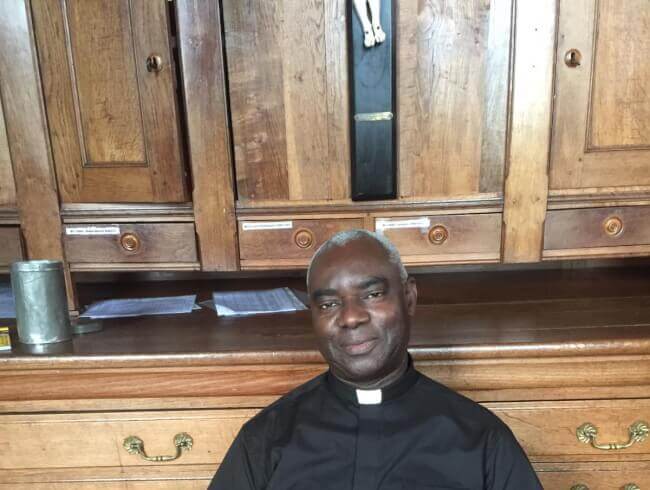 Nouveau curé : l'abbé Blaise Martin 