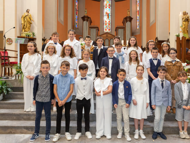 photos premiere communion Hasparren  