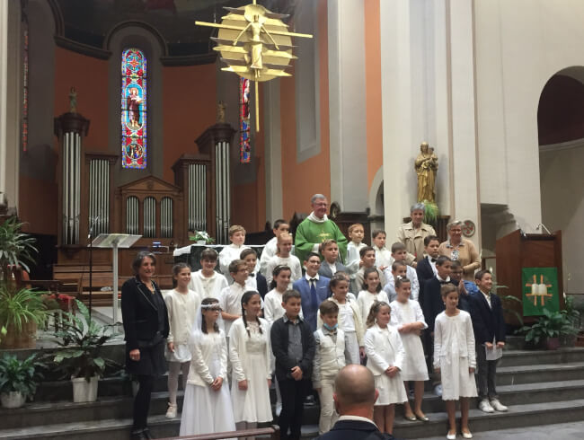 Première communion à Hasparren 