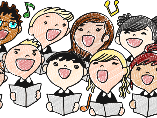 Répétition de chants pour tous 