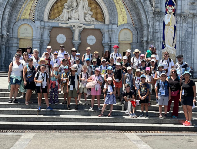 Sortie à Lourdes pour les enfants d'Hasparren et de Briscous 