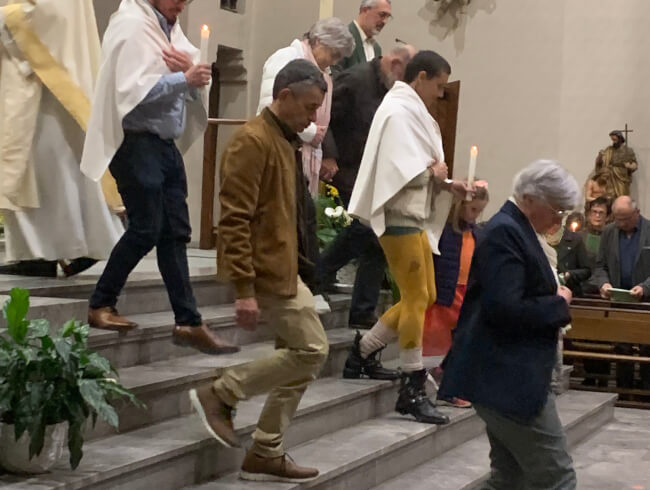 Baptêmes lors de la veillée pascale  : 