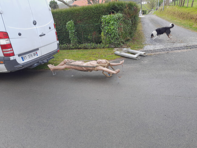 La colline du calvaire a retrouvé son charme et son larron : 