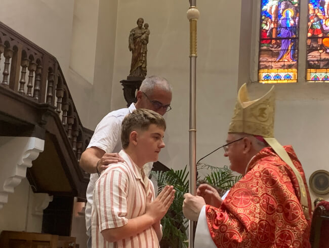 Une belle fête de la Confirmation dans notre paroisse : 