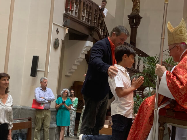 Une belle fête de la Confirmation dans notre paroisse : 