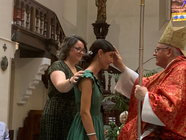 Une belle fête de la Confirmation dans notre paroisse : 