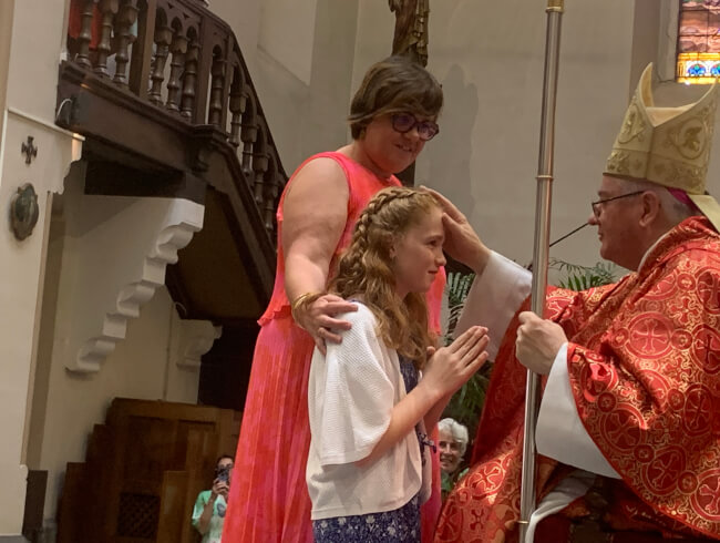 Une belle fête de la Confirmation dans notre paroisse : 