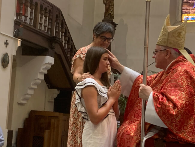 Une belle fête de la Confirmation dans notre paroisse : 