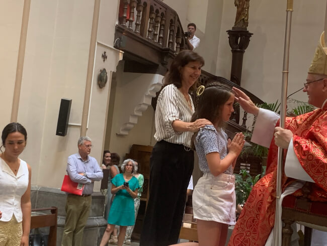 Une belle fête de la Confirmation dans notre paroisse : 