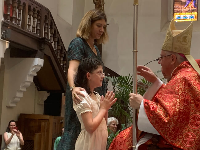 Une belle fête de la Confirmation dans notre paroisse : 