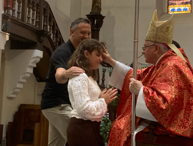 Une belle fête de la Confirmation dans notre paroisse : 