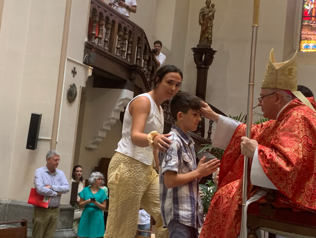 Une belle fête de la Confirmation dans notre paroisse : 