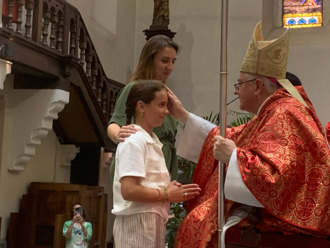 Une belle fête de la Confirmation dans notre paroisse : 