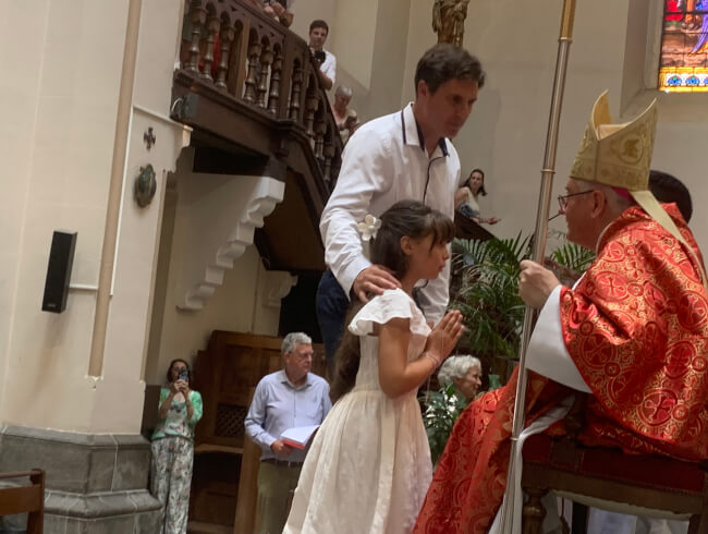 Une belle fête de la Confirmation dans notre paroisse : 