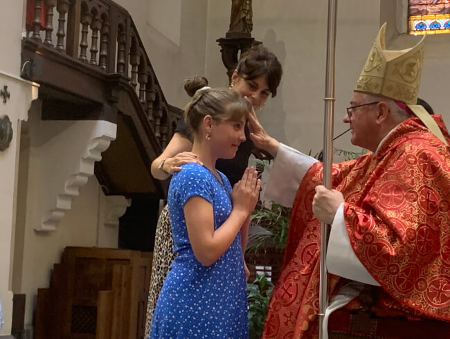 Une belle fête de la Confirmation dans notre paroisse : 