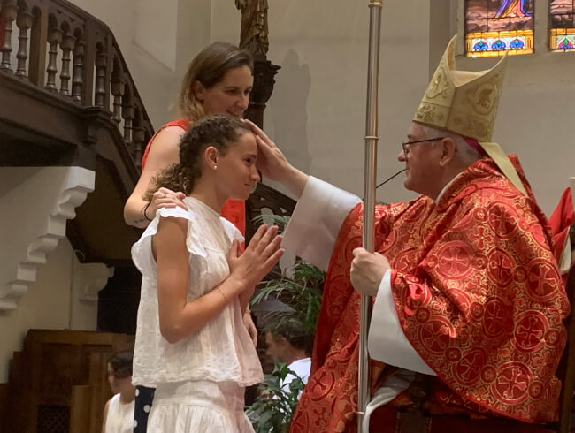 Une belle fête de la Confirmation dans notre paroisse : 