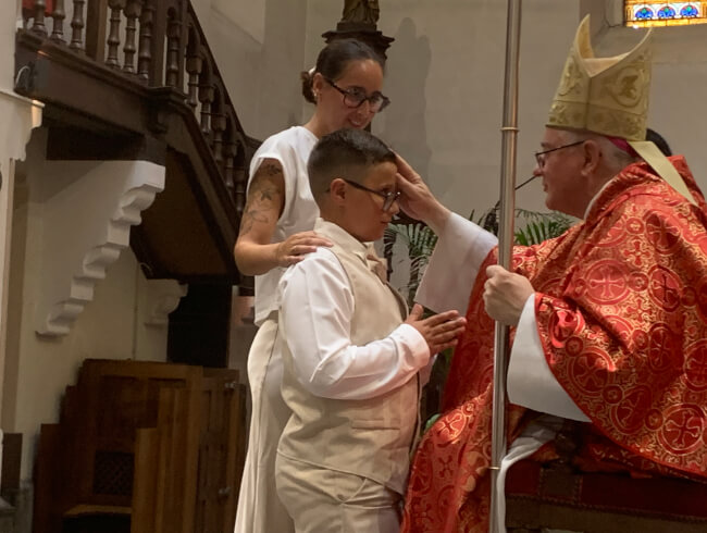 Une belle fête de la Confirmation dans notre paroisse : 