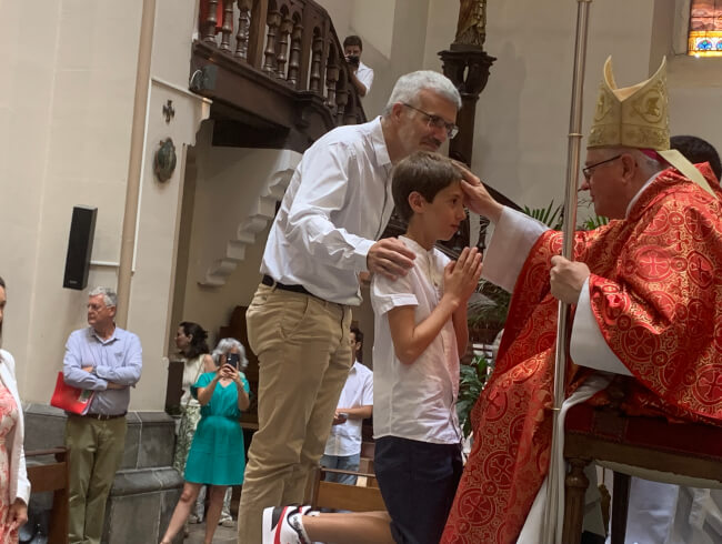 Une belle fête de la Confirmation dans notre paroisse : 
