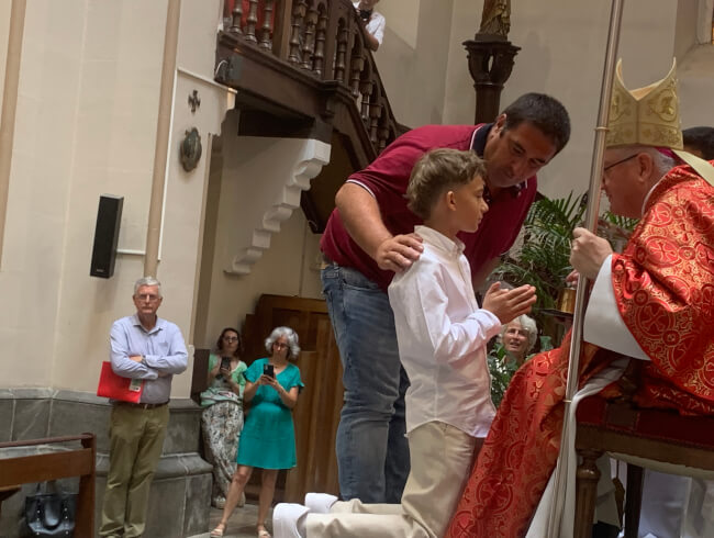 Une belle fête de la Confirmation dans notre paroisse : 