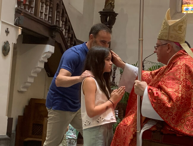 Une belle fête de la Confirmation dans notre paroisse : 