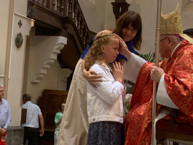 Une belle fête de la Confirmation dans notre paroisse : 