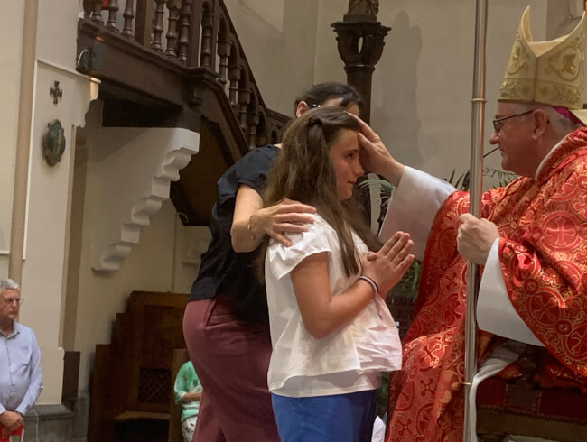 Une belle fête de la Confirmation dans notre paroisse : 