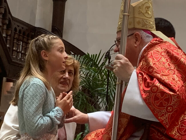 Une belle fête de la Confirmation dans notre paroisse : 