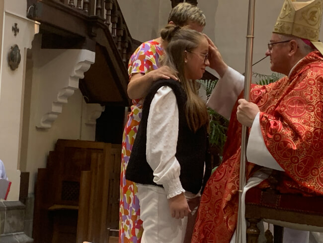Une belle fête de la Confirmation dans notre paroisse : 