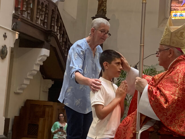 Une belle fête de la Confirmation dans notre paroisse : 