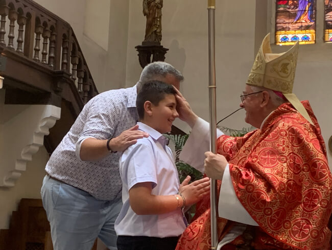 Une belle fête de la Confirmation dans notre paroisse : 