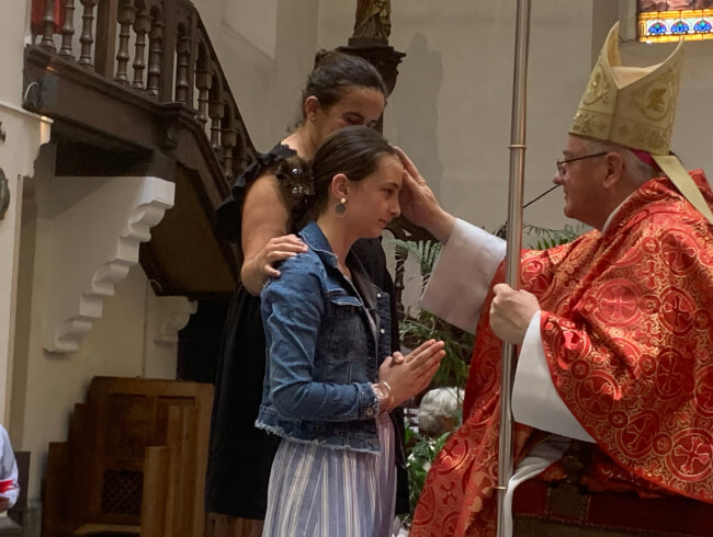Une belle fête de la Confirmation dans notre paroisse : 