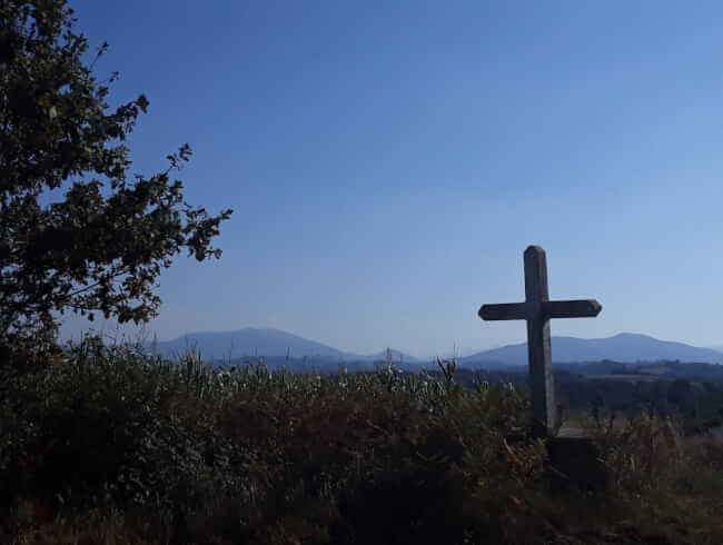fin du défi photos : Croix de la Côte ( Hasparren)