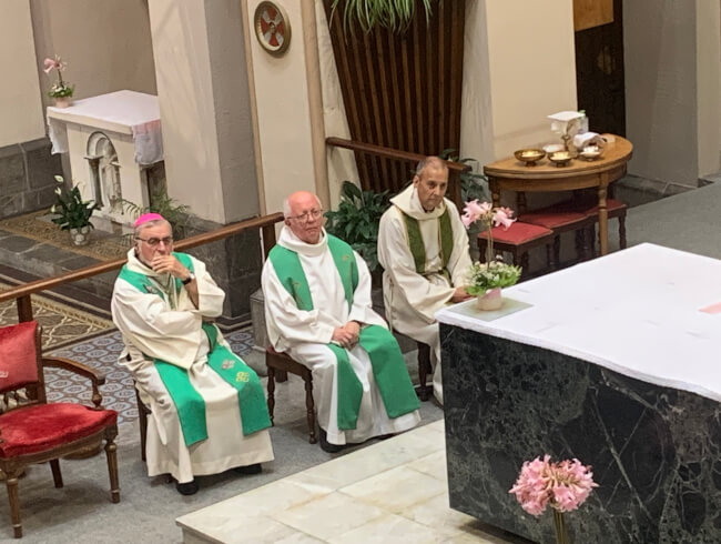 Messe de départ de notre cher curé Dominique  : 