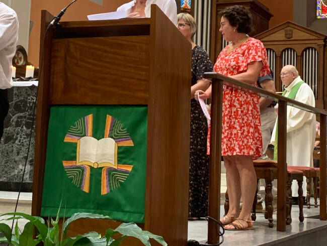 Messe de départ de notre cher curé Dominique  : 