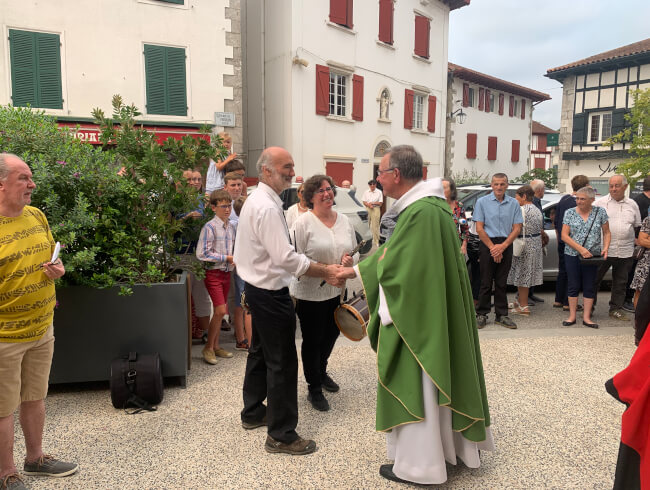 Messe de départ de notre cher curé Dominique  : 