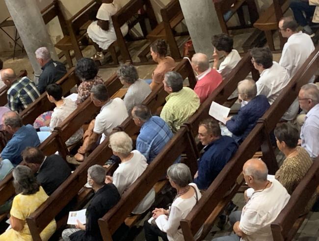 Messe de départ de notre cher curé Dominique  : 