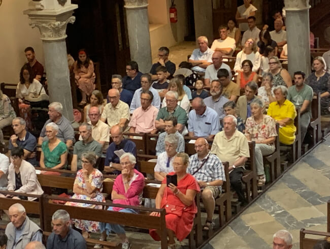 Messe de départ de notre cher curé Dominique  : 