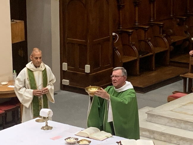 Messe de départ de notre cher curé Dominique  : 