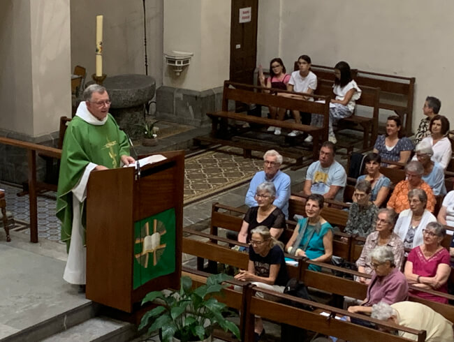 Messe de départ de notre cher curé Dominique  : 