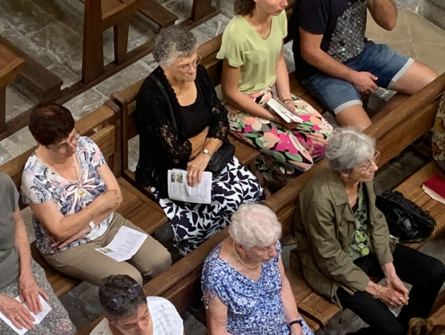 Messe de départ de notre cher curé Dominique  : 