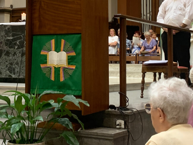 Messe de départ de notre cher curé Dominique  : 