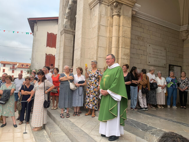 Messe de départ de notre cher curé Dominique  : 