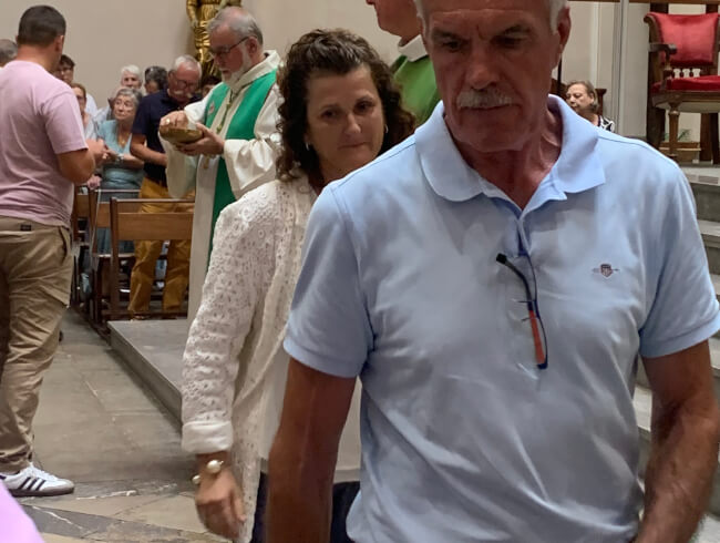 Messe de départ de notre cher curé Dominique  : 