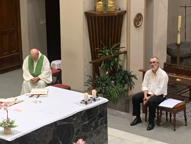 Messe de départ de notre cher curé Dominique  : 