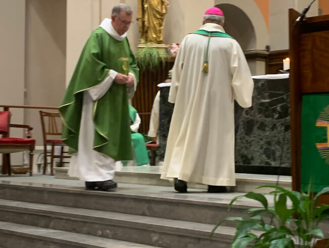 Messe de départ de notre cher curé Dominique  : 