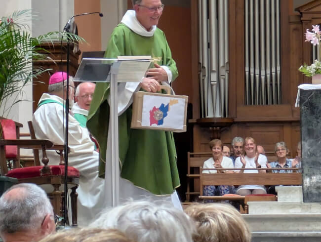 Messe de départ de notre cher curé Dominique  : 