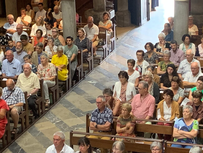 Messe de départ de notre cher curé Dominique  : 