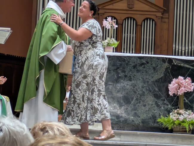 Messe de départ de notre cher curé Dominique  : 