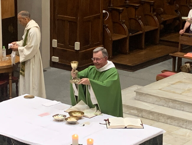Messe de départ de notre cher curé Dominique  : 